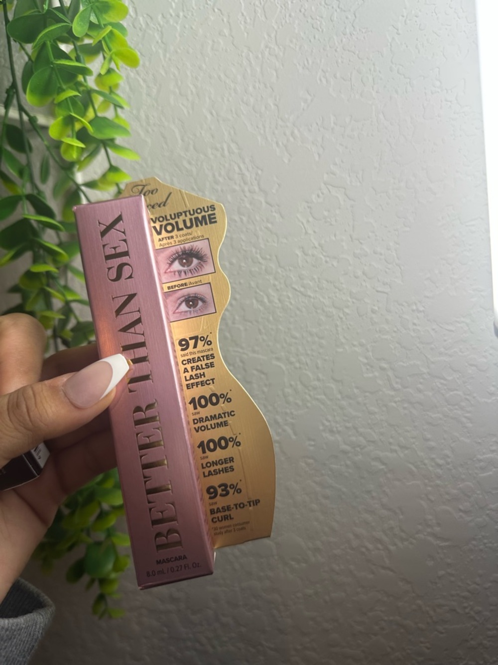 Too Faced Better Than Sex Mascara - Rose Pink Packaging